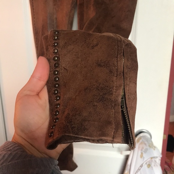 Nwot Free people soft legging pants xs 2 studs - Picture 2 of 3